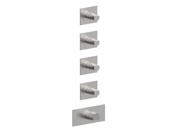 BORGIA 89760V4 - 5 hole thermostatic stainless steel shower mixer by Rubinetterie Frattini - view 2
